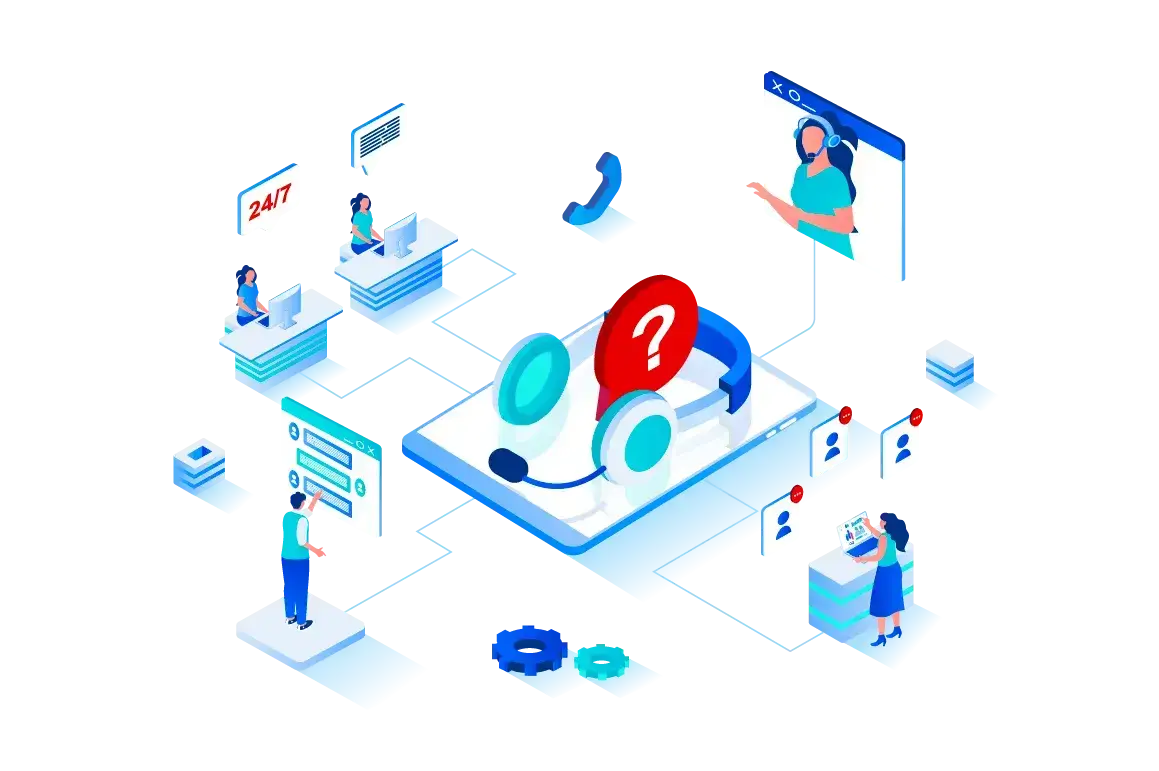 Contact center agents using ENet Telecom